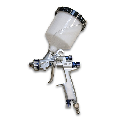 Краскораспылитель ISISTEM ISPRAY IW PS  с верхним бачком 600мл, сопло D 1.8мм IS-IW-PS-1.8MM